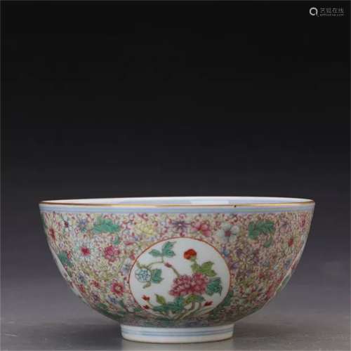 A Chinese Famille-Rose Porcelain Bowl