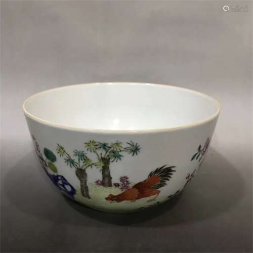 A Chinese Famille-Rose Porcelain Bowl