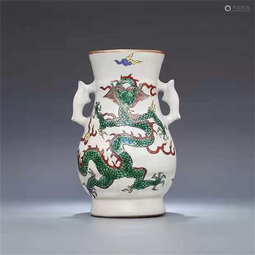 A Chinese Guan-Type Glazed Porcelain Vase