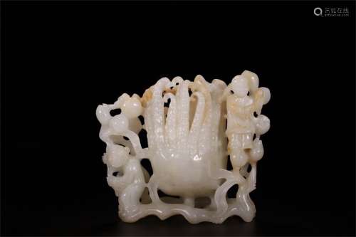 A Chinese Carved Jade Decoration