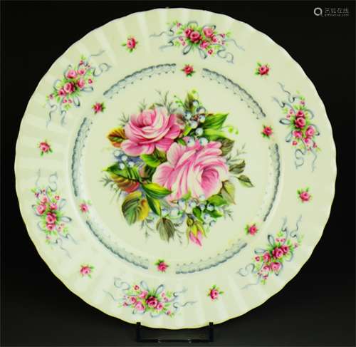 A British Royal Albert Birthday Gift Porcelain Plate