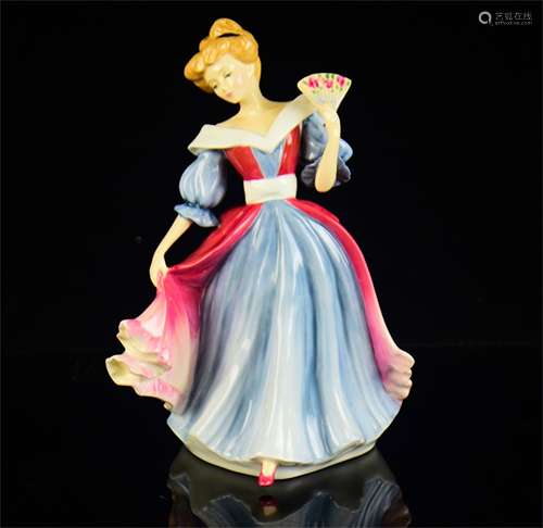 A British Royal Doulton Porcelain Figure of Girl