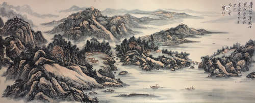 A Chinese Painting, Huang Binhong Mark