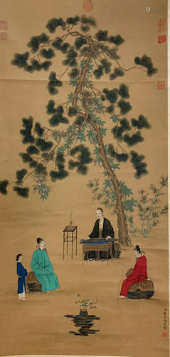 A Chinese Painting, Lang Shining Mark