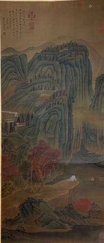 A Chinese Painting, Wang Yuanqi Mark