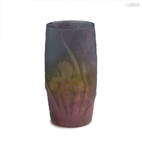 Daum Freres, Nancy, 'Iris' vase, c. 1903