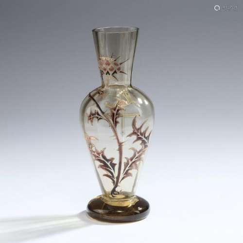 Emile Galle, Nancy, Vase 'Chardons', 1884