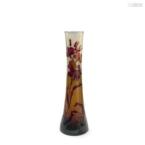 Emile Galle, Nancy , Vase for Louis Fouquet, l'Eto…