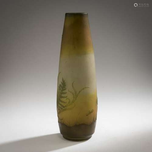 Etablissements Galle, Nancy, 'Fougeres' vase, 1905…