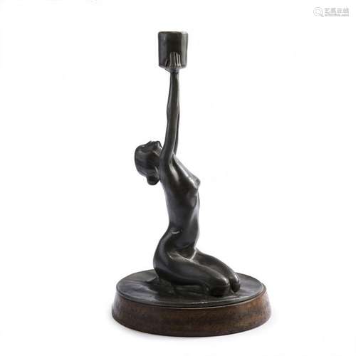 Franz Metzner, Candlestick, c. 1905