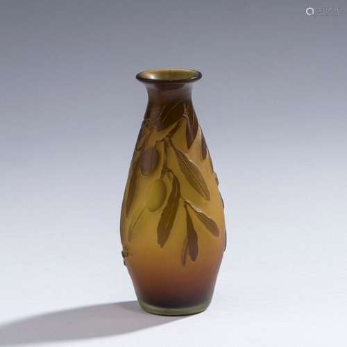 Etablissements Galle, Nancy, 'Olives' vase, 1908 1…