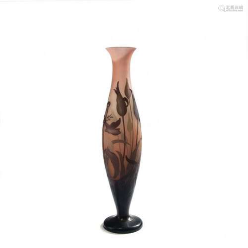 Etablissements Galle, Nancy, Vase 'Tulipes', 1908 …