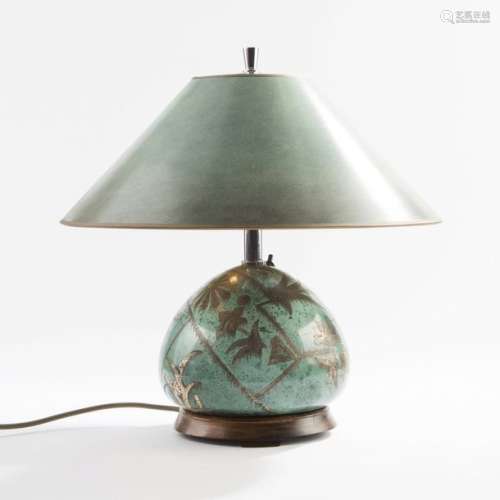 WMF, Geislingen, Table lamp 'Ikora', c. 1930