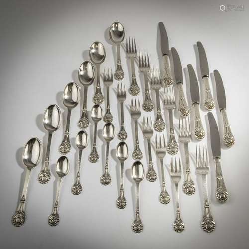 Evald Nielsen, Copenhagen, Cutlery 'No. 5', c. 192…