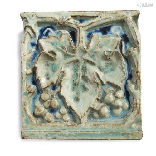 Alexandre Bigot, Mer, Decorative tile, c. 1900