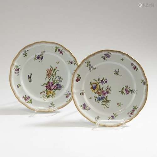 Emile Gallé, Nancy, Two plates, c. 1878 83