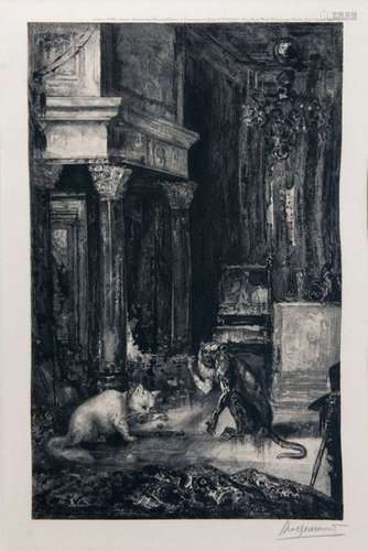 Félix Bracquemond, 'Fables de La Fontaine', 1886