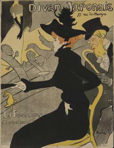 Henri de Toulouse Lautrec, 'Divan Japonais', 1893