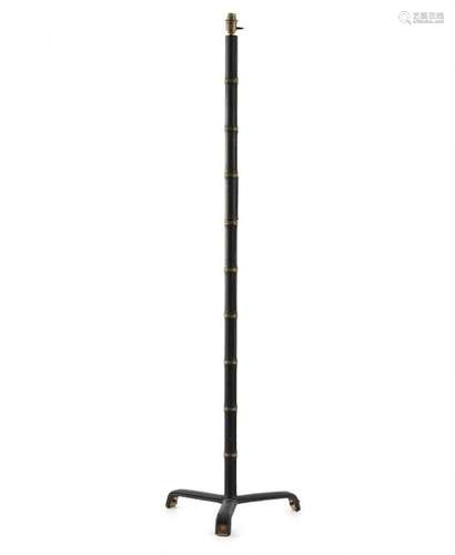 Jacques Adnet; Jean Adnet, Floor lamp, c. 1950