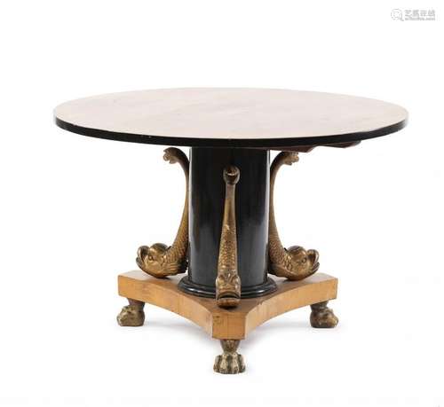 Germany, Dining table with dolphins, c. 1820