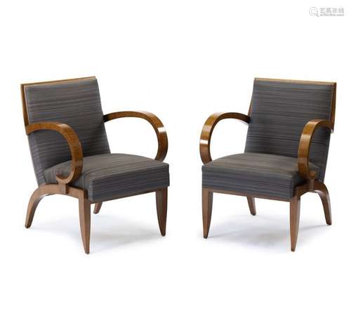 France, Two armchairs, c. 1930