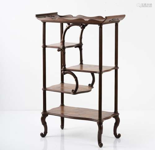 Emile Galle, Nancy, Etagere, c. 1894 95