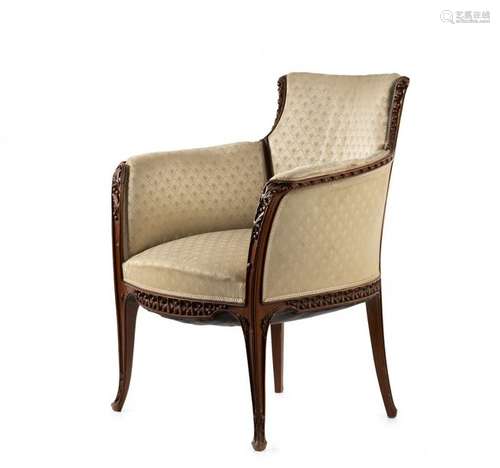 Louis Majorelle, Nancy, Armchair 'Aubépines', c. 1…