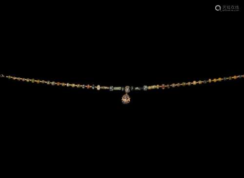 Phoenician Glass Bead Necklace