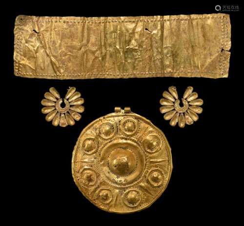 Greek Gold Jewellery Set