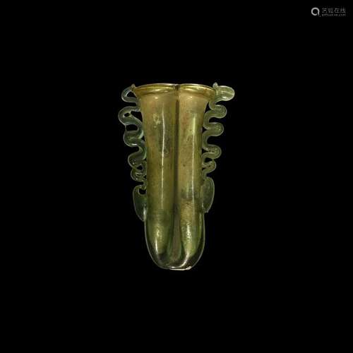 Roman Glass Double Unguentarium