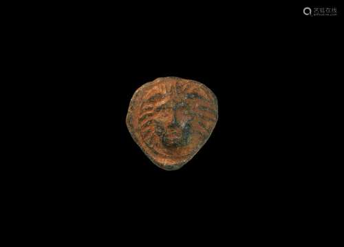 Roman Weight with Face