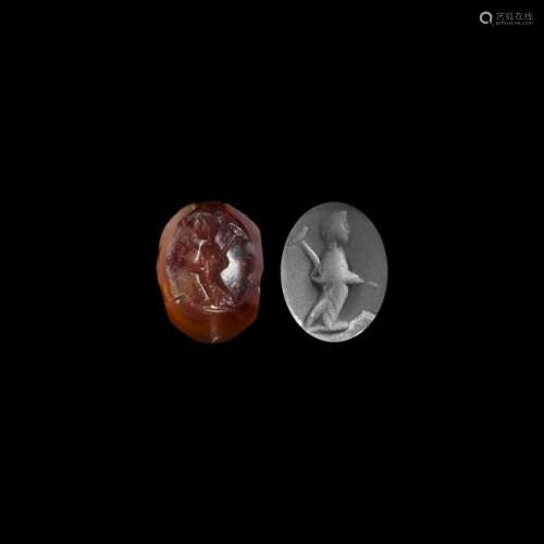 Roman Gemstone with Mercury