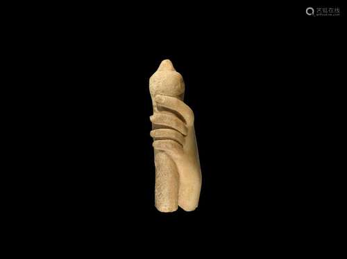 Roman Marble Senator's Hand Holding Scroll