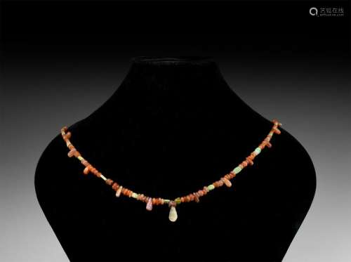 Roman Stone Bead Necklace String