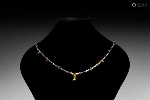 Roman Mixed Stone Bead Necklace String