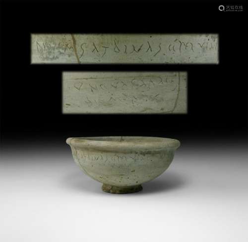 Roman Bowl with Recipe for a Fish Dish