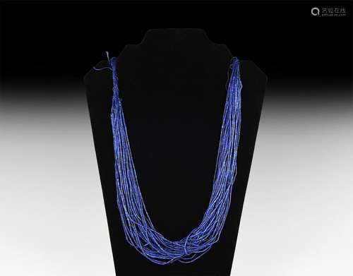 Roman Lapis Lazuli Bead String Group