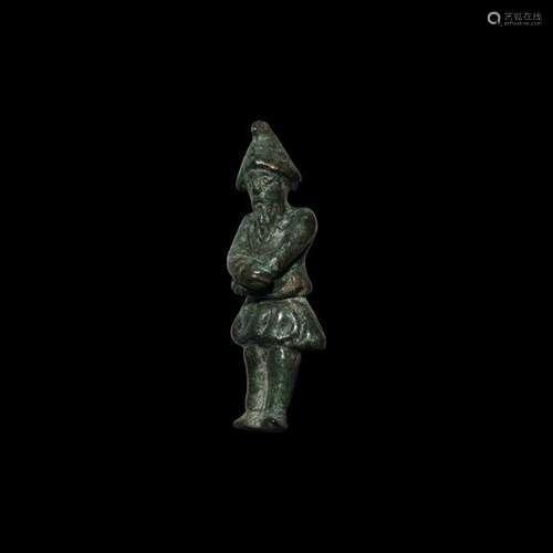 Romano-British Bound Captive Figurine