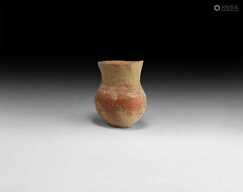 Roman Redware Flask