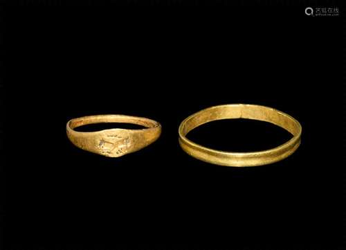 Roman Gold Ring Group