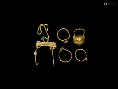 Roman Gold Earring Collection