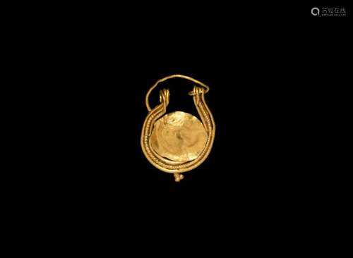 Roman Gold Earring