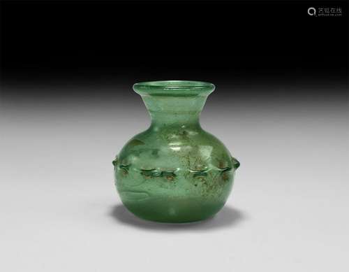 Roman Green Glass Vessel