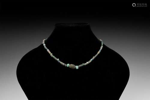 Roman Mixed Glass Bead Necklace