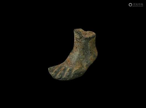 Roman Votive Statuette Foot