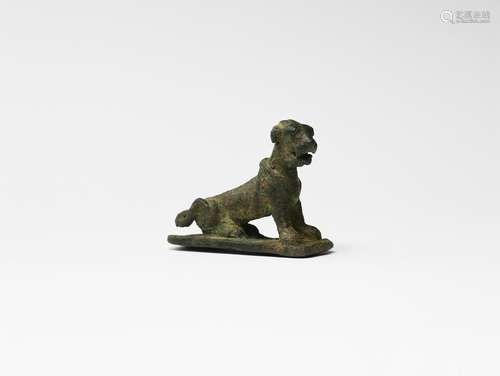 Roman Sitting Panther Statuette