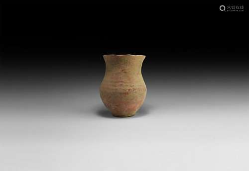 Roman Redware Flask