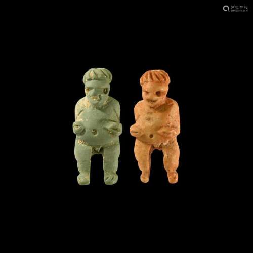 Egyptian Figural Amulet Group