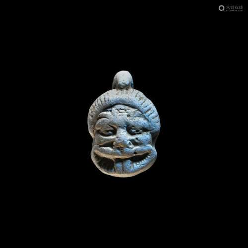 Phoenician Grotesque Mask Pendant