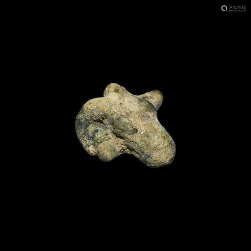 Phoenician Ram's Head Amulet